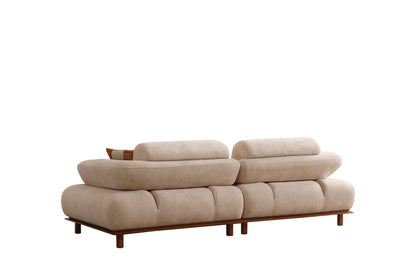 Sitzgruppe/Sofa Set - Wohnzimmergarnitur "Bellora" 3+3+1 - Nobelaa