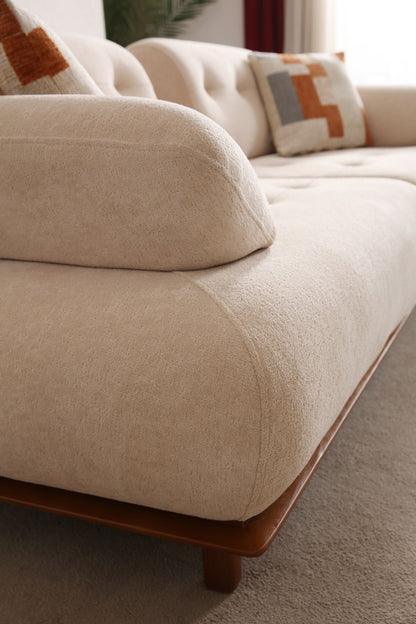 Sitzgruppe/Sofa Set - Wohnzimmergarnitur "Bellora" 3+3+1 - Nobelaa