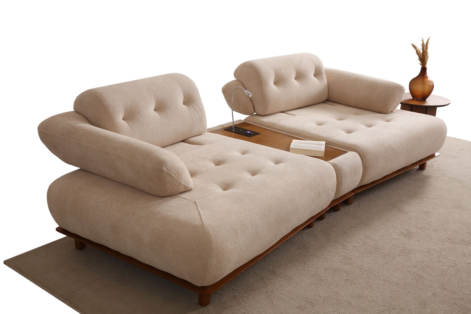 Sitzgruppe/Sofa Set - Wohnzimmergarnitur "Bellora" 3+3+1 - Nobelaa