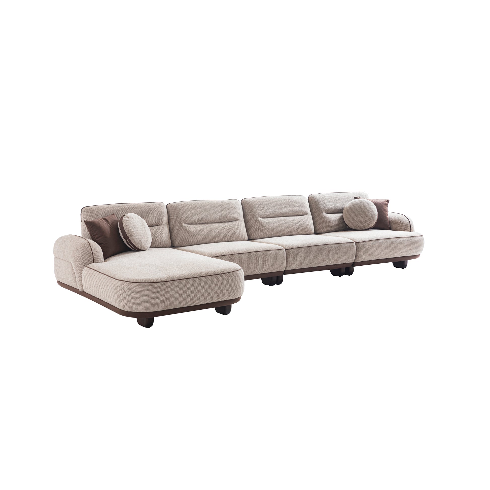 Nobelaa - Ecksofa "Betula" + Sessel + Hocker