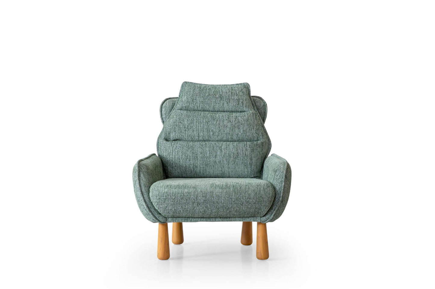 Sitzgruppe/Sofa Set - Wohnzimmergarnitur "Bleuet" 3+3+1+1 - Weiß/Grau - Nobelaa