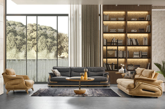 Nobelaa - Sitzgruppe/Sofa Set - Wohnzimmergarnitur "Calliandra" 3+2+1