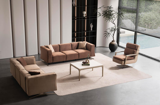 Sitzgruppe/Sofa Set - Wohnzimmergarnitur "Caraway" 3+3+1+1- Nobelaa