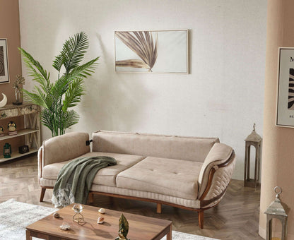 Sitzgruppe/Sofa Set - Wohnzimmergarnitur "Croton" 3+3+1+1