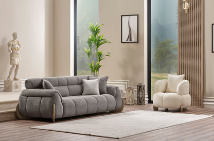 Sitzgruppe/Sofa Set - Wohnzimmergarnitur "Elia" 3+3+1+1