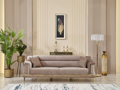 Sitzgruppe/Sofa Set - Wohnzimmergarnitur "Elva" 3+3+1+1