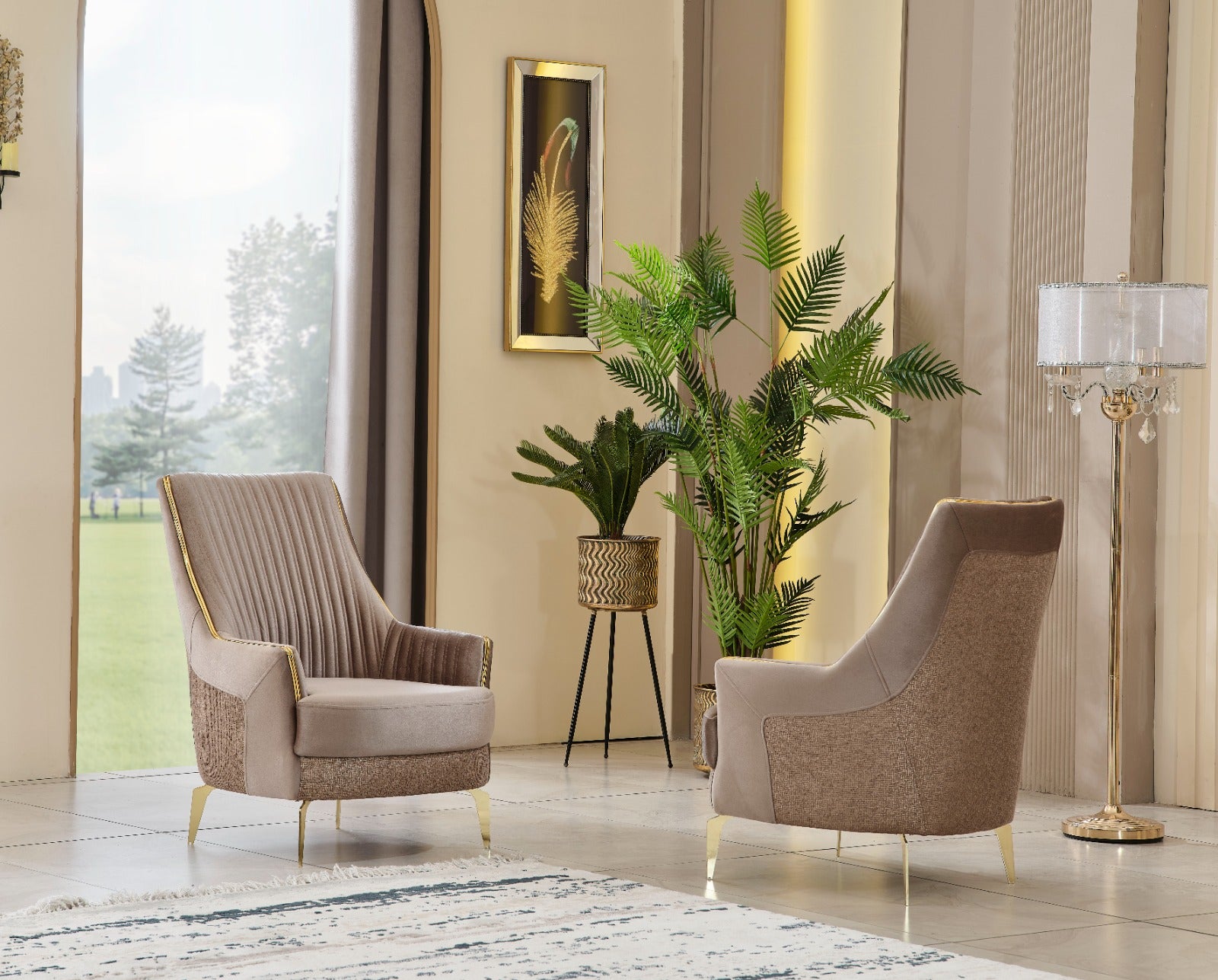 Sitzgruppe/Sofa Set - Wohnzimmergarnitur "Elva" 3+3+1+1