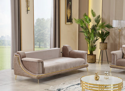 Sitzgruppe/Sofa Set - Wohnzimmergarnitur "Elva" 3+3+1+1