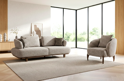 Sitzgruppe/Sofa Set - Wohnzimmergarnitur "Floravoria" 3+3+1