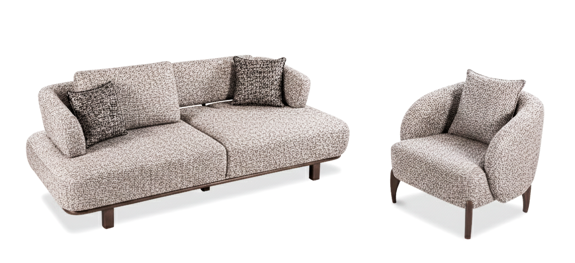 Sitzgruppe/Sofa Set - Wohnzimmergarnitur "Floravoria" 3+3+1
