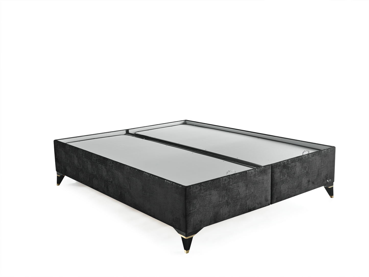 Schlafzimmer-Set "Florimella" – Bett mit Bettkasten, Nachttisch, Mit Matratze