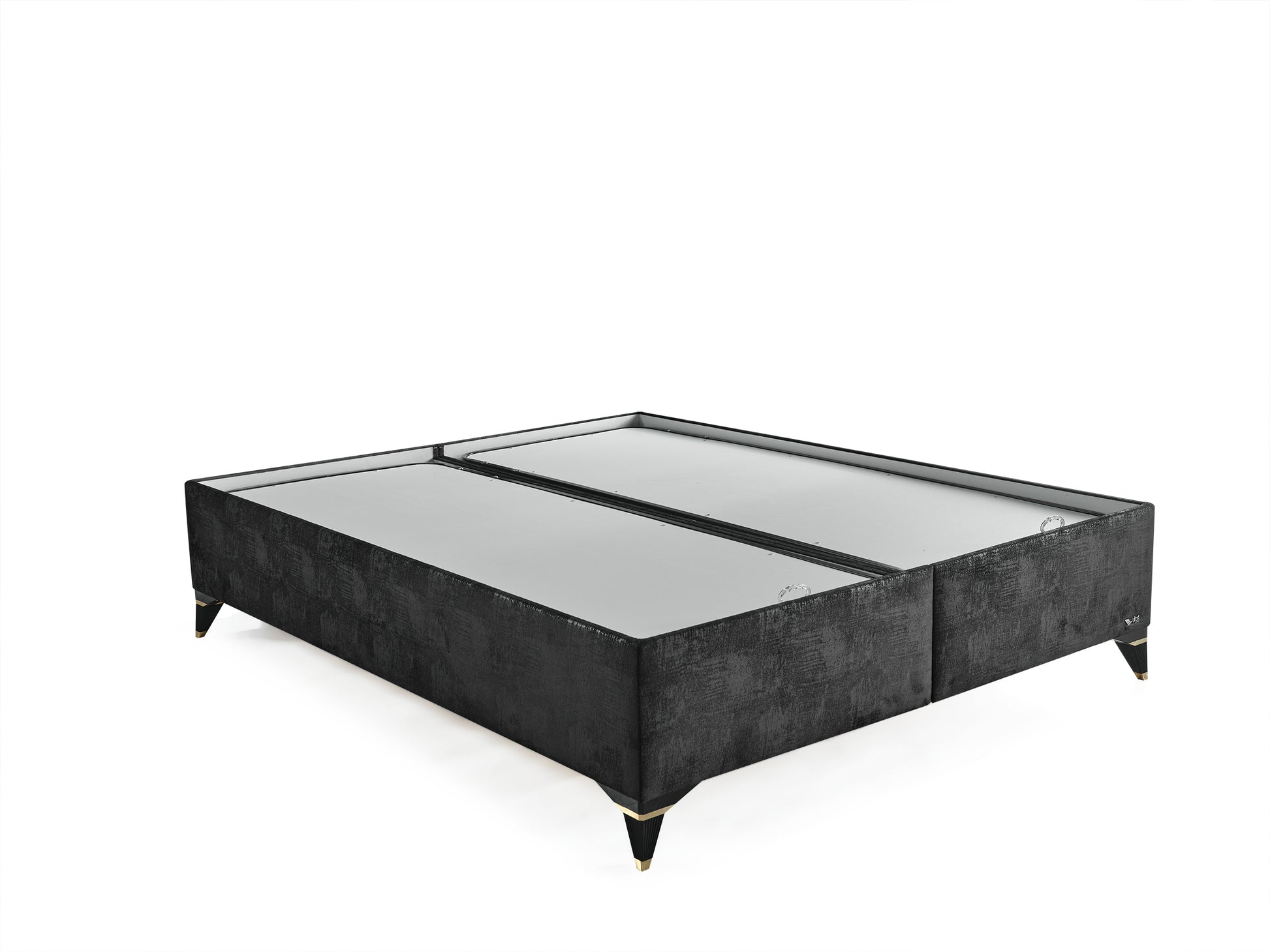 Schlafzimmer-Set "Florimella" – Bett mit Bettkasten, Nachttisch, Mit Matratze
