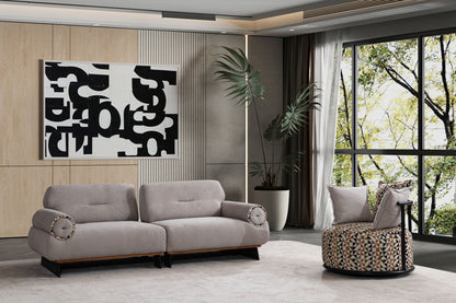 Nobelaa - Sitzgruppe/Sofa Set - Wohnzimmergarnitur "Heliopsis" 3+3+1