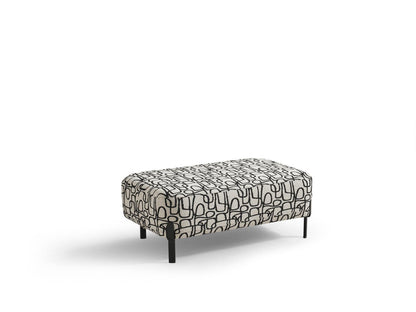 Sitzgruppe/Sofa Set - Wohnzimmergarnitur "Honeysuckle" 3+2+1 + Hocker - Weiß - Nobelaa