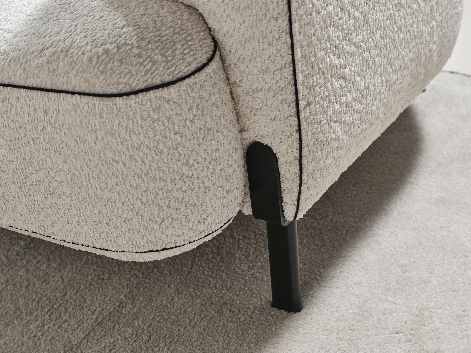 Sitzgruppe/Sofa Set - Wohnzimmergarnitur "Honeysuckle" 3+2+1 + Hocker - Weiß - Nobelaa