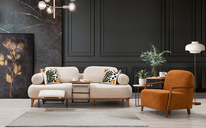 Sitzgruppe/Sofa Set - Wohnzimmergarnitur "Hortensia" 3+3+1 - Nobelaa