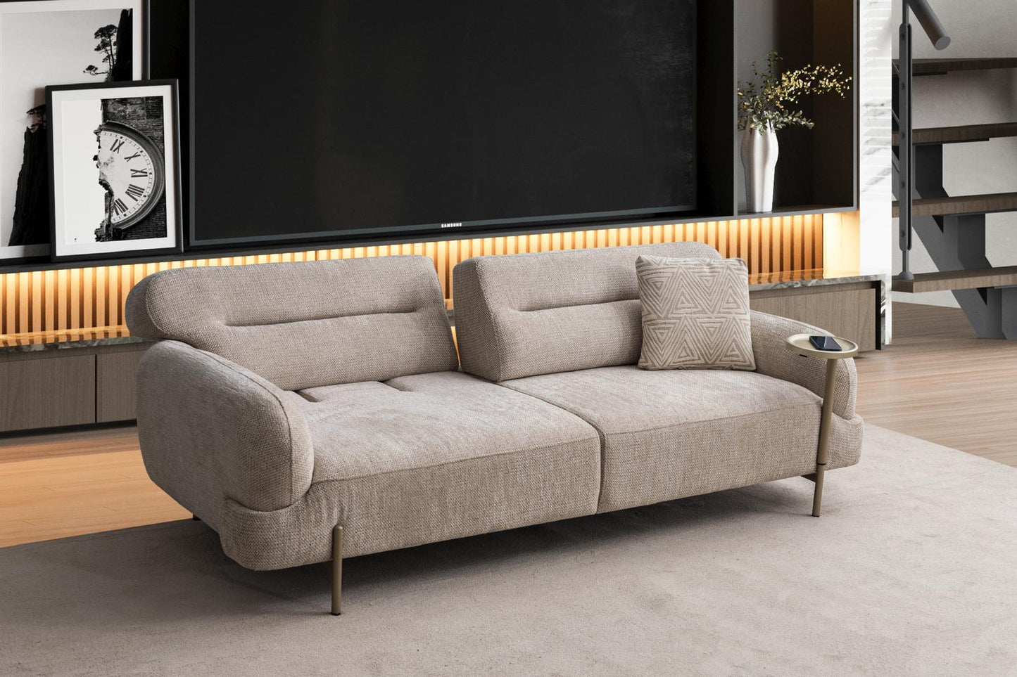 Sitzgruppe/Sofa Set - Wohnzimmergarnitur "Irisia" 3+3+1 - Nobelaa