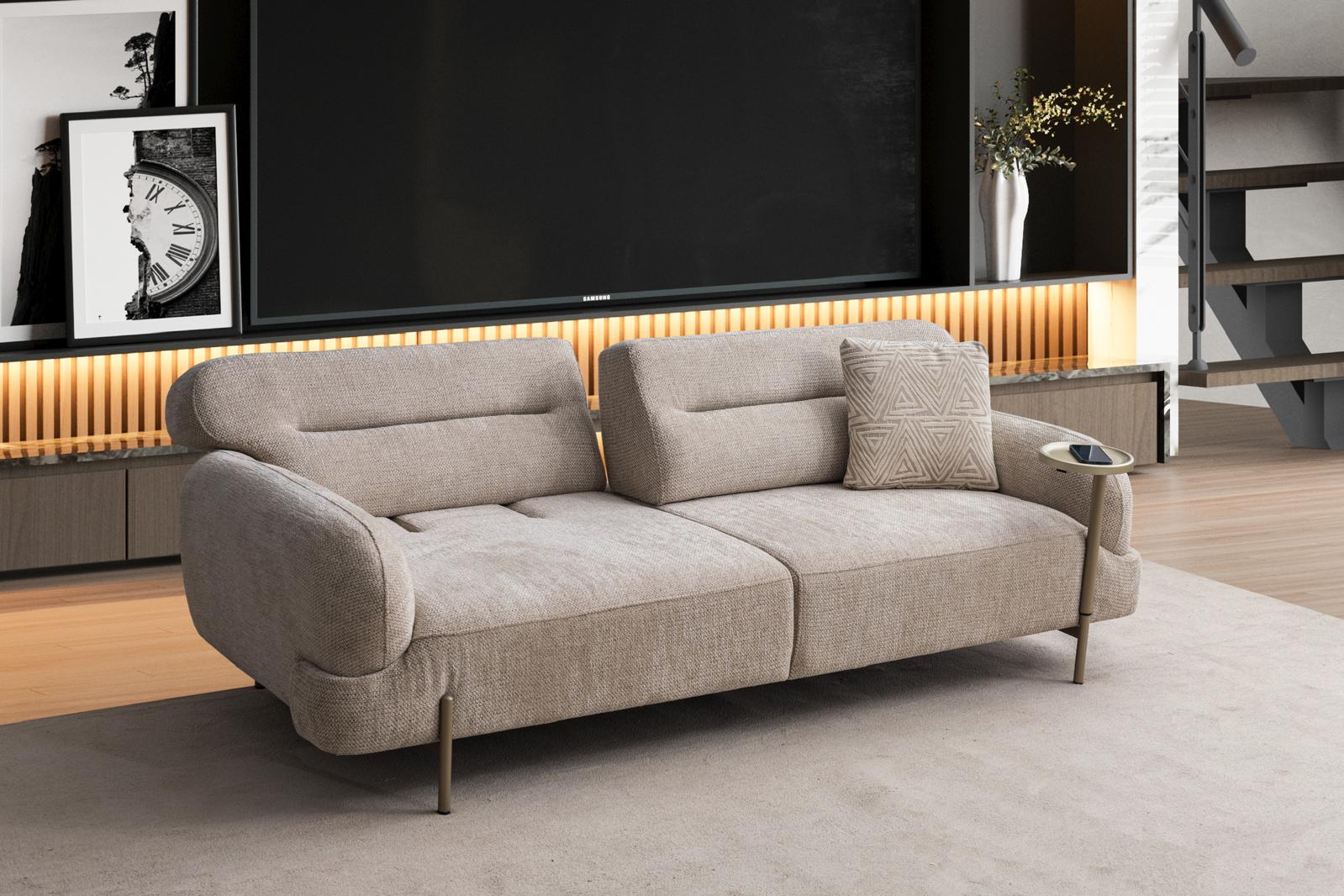 Sitzgruppe/Sofa Set - Wohnzimmergarnitur "Irisia" 3+3+1 - Nobelaa