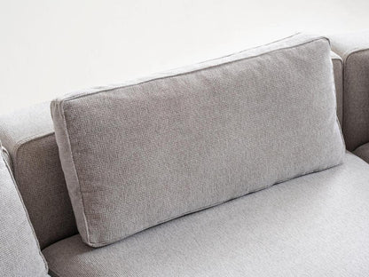 Sitzgruppe/Sofa Set - Wohnzimmergarnitur "Ixora" 3+2+1 - Grau - Nobelaa