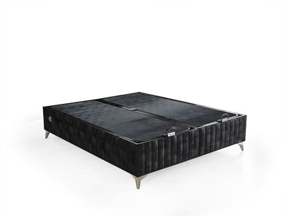 Schlafzimmer-Set "Lavendia" – Bett mit Bettkasten, Nachttisch und Matratze