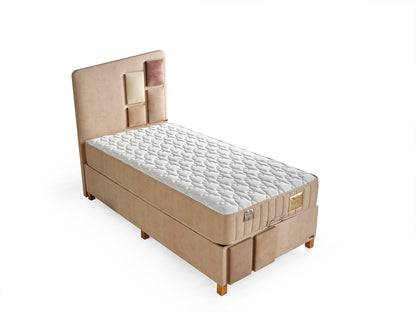 Schlafzimmer-Set "Liliana" – Bett mit Bettkasten, Hocker, Kommode und Matratze