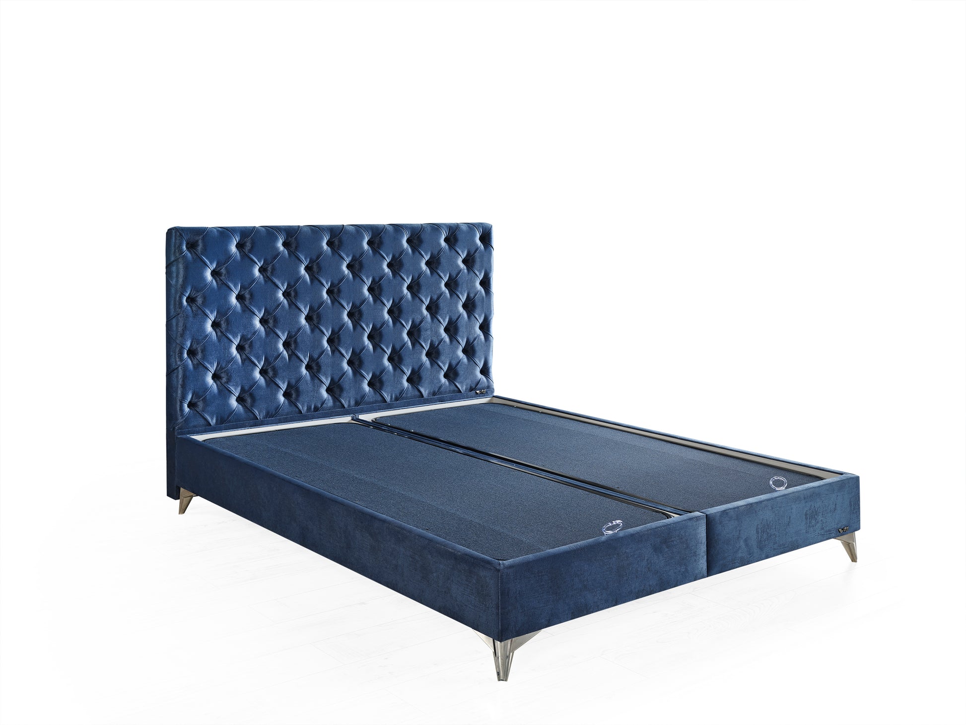 Schlafzimmer-Set "Lona" – Bett mit Bettkasten und Matratze , Nachttisch, Hocker