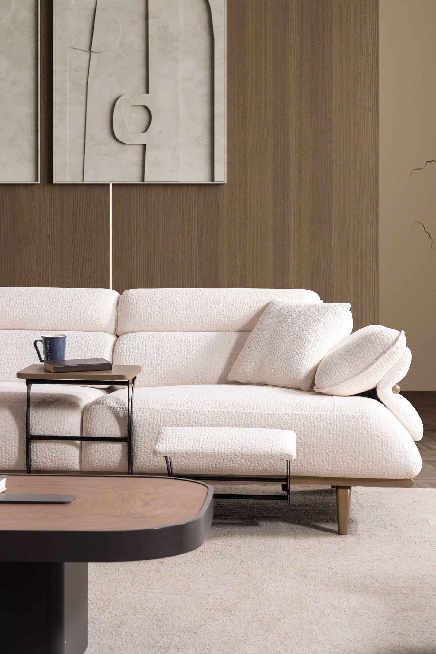 Sitzgruppe/Sofa Set - Wohnzimmergarnitur "Lorina" 3+3+1