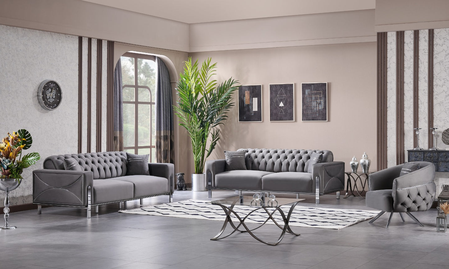 Sitzgruppe/Sofa Set - Wohnzimmergarnitur "Lotus" 3+3+1