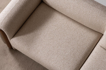 Sitzgruppe/Sofa Set - Wohnzimmergarnitur "Lupinella" 3+3+1 - Beige - Nobelaa