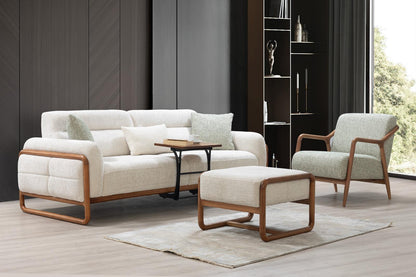 Sitzgruppe/Sofa Set - Wohnzimmergarnitur "Lysandra" 3+3+1 - Nobelaa