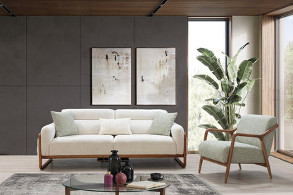 Sitzgruppe/Sofa Set - Wohnzimmergarnitur "Lysandra" 3+3+1 - Nobelaa