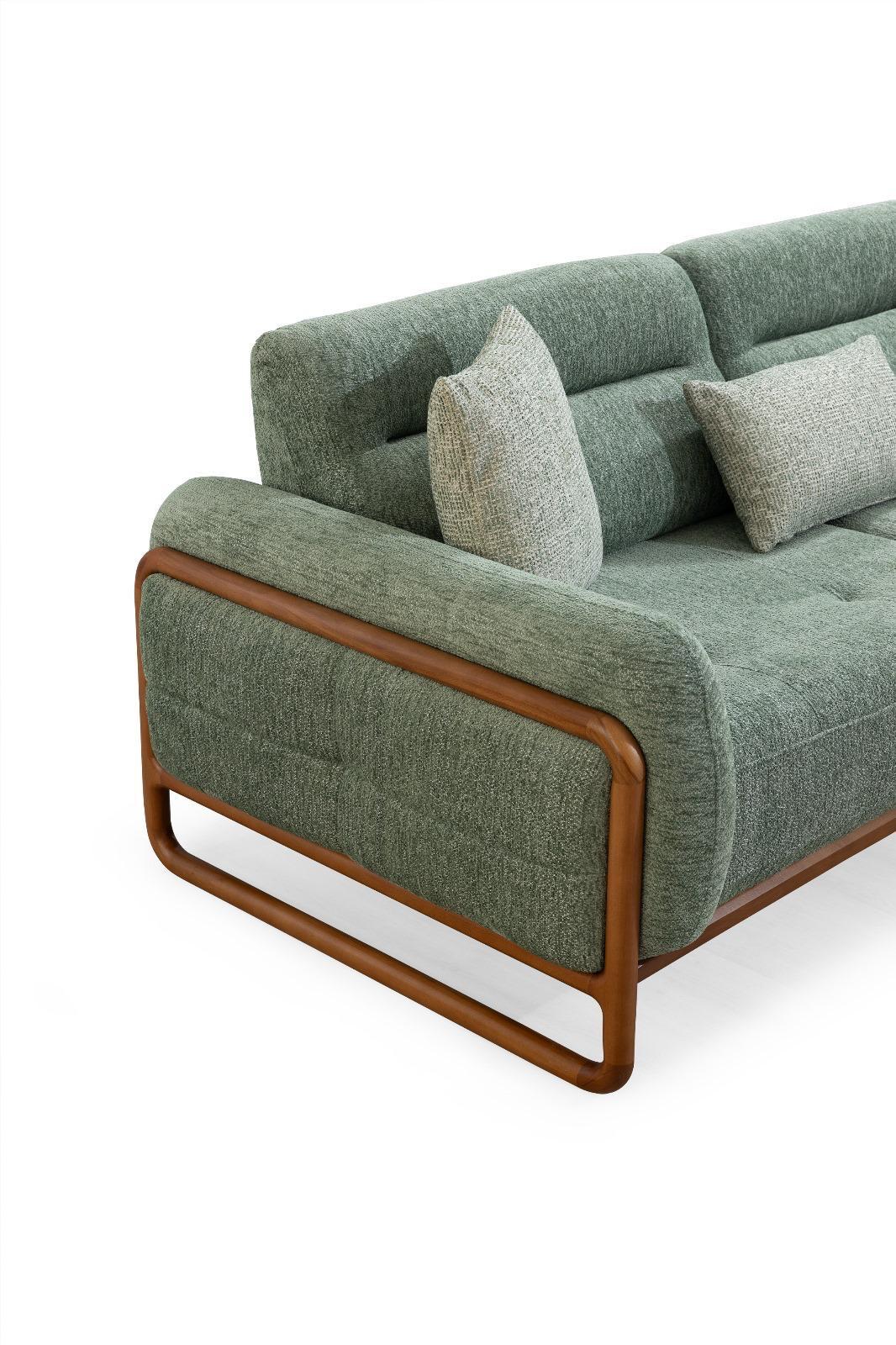 Sitzgruppe/Sofa Set - Wohnzimmergarnitur "Lysandra" 3+3+1 - Nobelaa