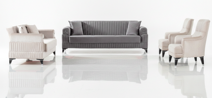Sitzgruppe/Sofa Set - Wohnzimmergarnitur "Magnessia" 3+3+1