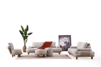 Sitzgruppe/Sofa Set - Wohnzimmergarnitur "Magnolia" 3+3+1 - Nobelaa
