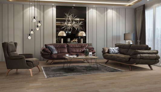 Nobelaa - Sitzgruppe/Sofa Set - Wohnzimmergarnitur "Meadowlark" 3+3+1