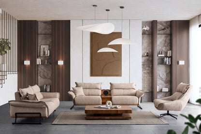 Nobelaa - Sitzgruppe/Sofa Set "Mignonette" 3+2+1 + Mittelkonsolentisch