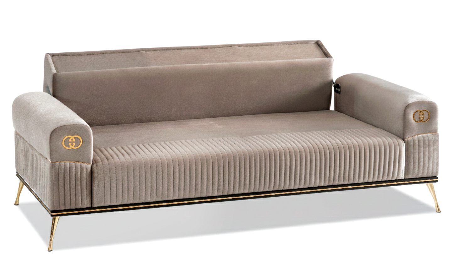 Sitzgruppe/Sofa Set - Wohnzimmergarnitur "Mirela" 3+3+1
