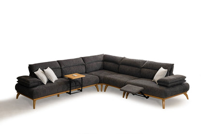 Modulares Ecksofa "Moonwort" - Anthrazit - Nobelaa