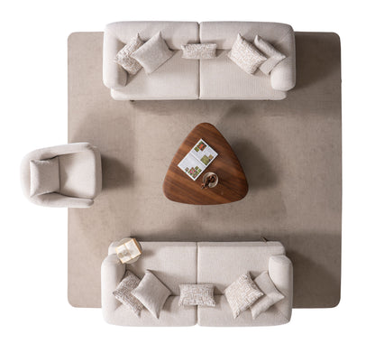 Sitzgruppe/Sofa Set - Wohnzimmergarnitur "Olvina" 3+3+1