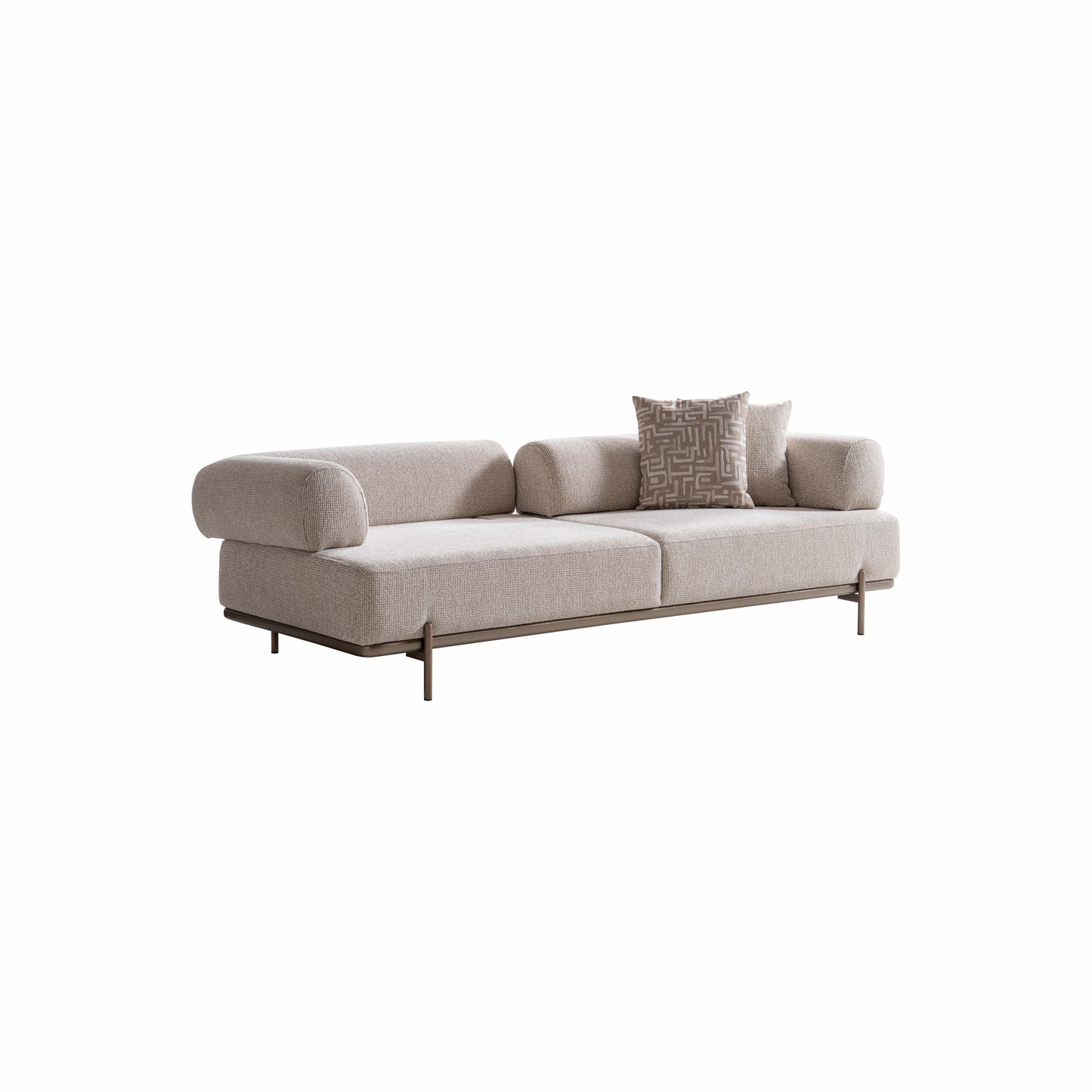 Sitzgruppe/Sofa Set - Wohnzimmergarnitur "Olvina" 3+3+1