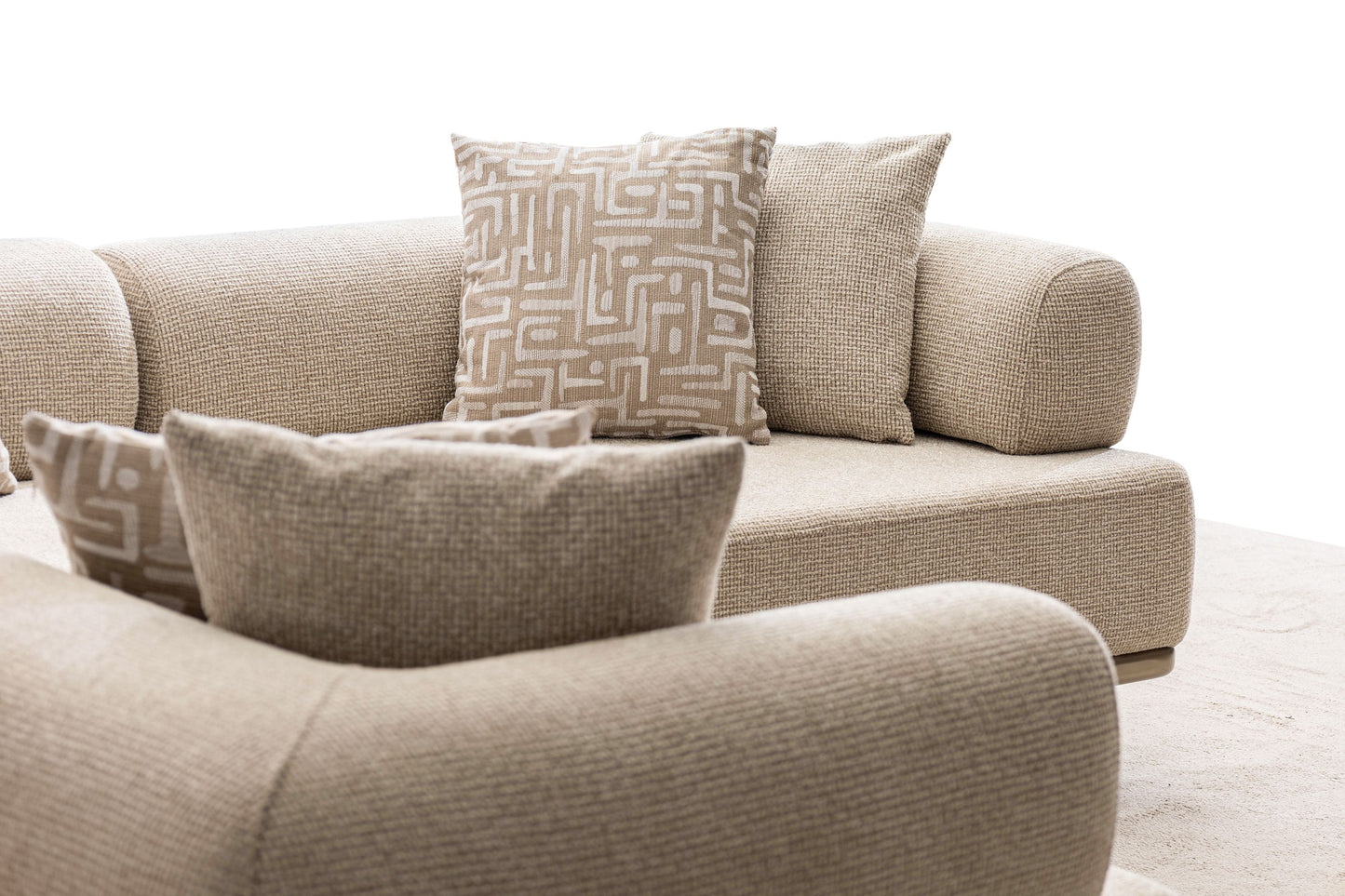 Ecksofa "Norella" mit Hocker