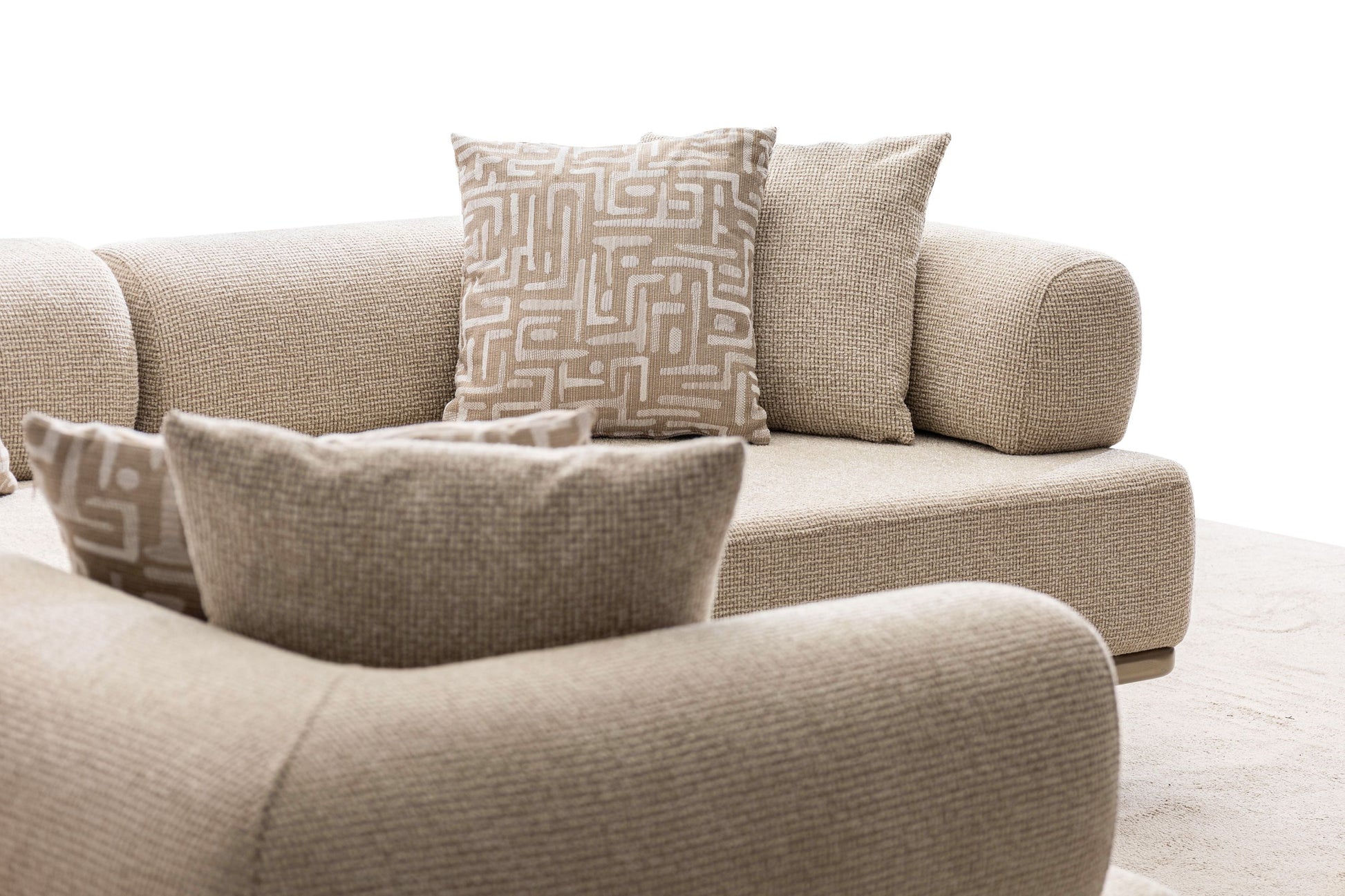 Ecksofa "Norella" mit Hocker