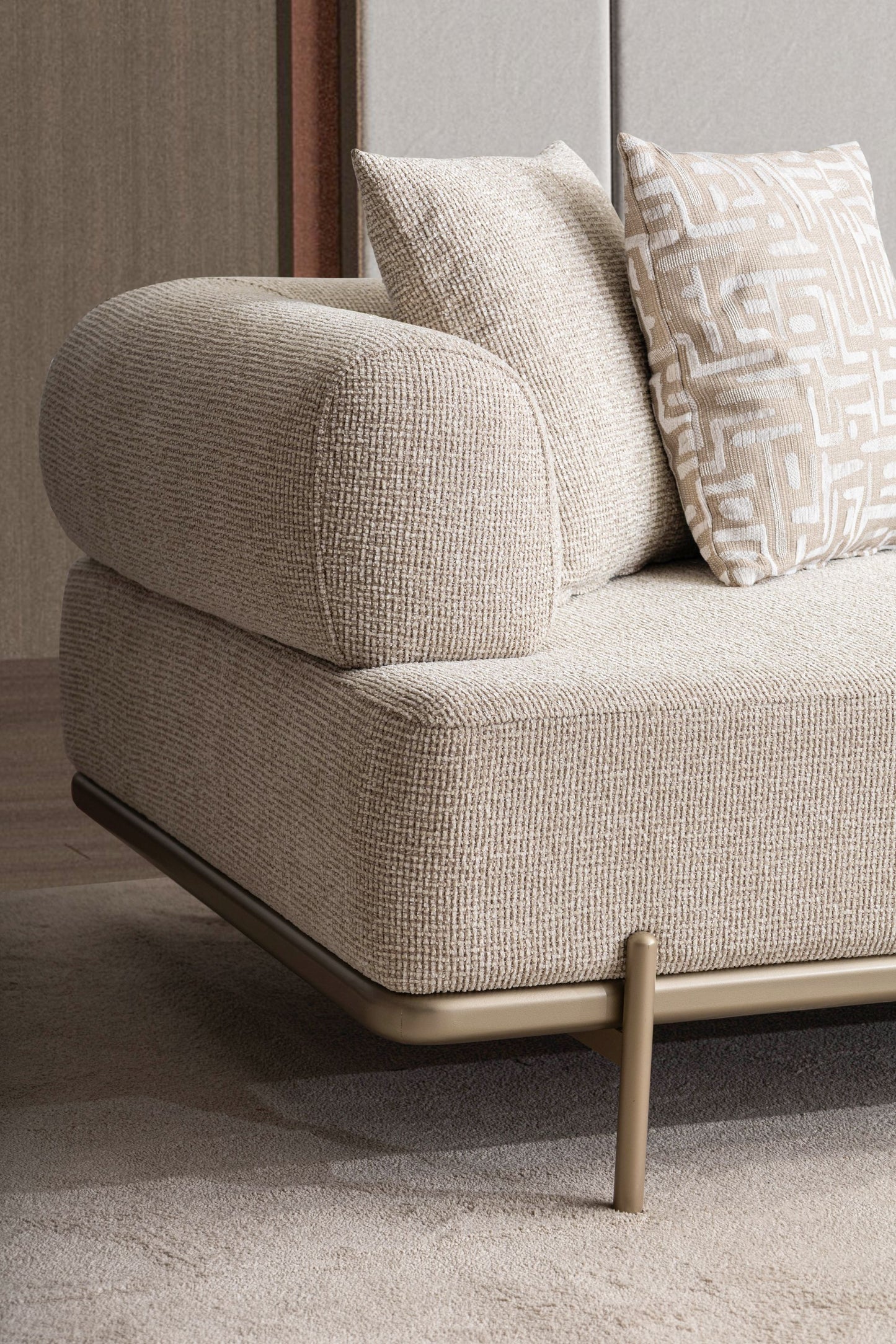 Ecksofa "Norella" mit Hocker