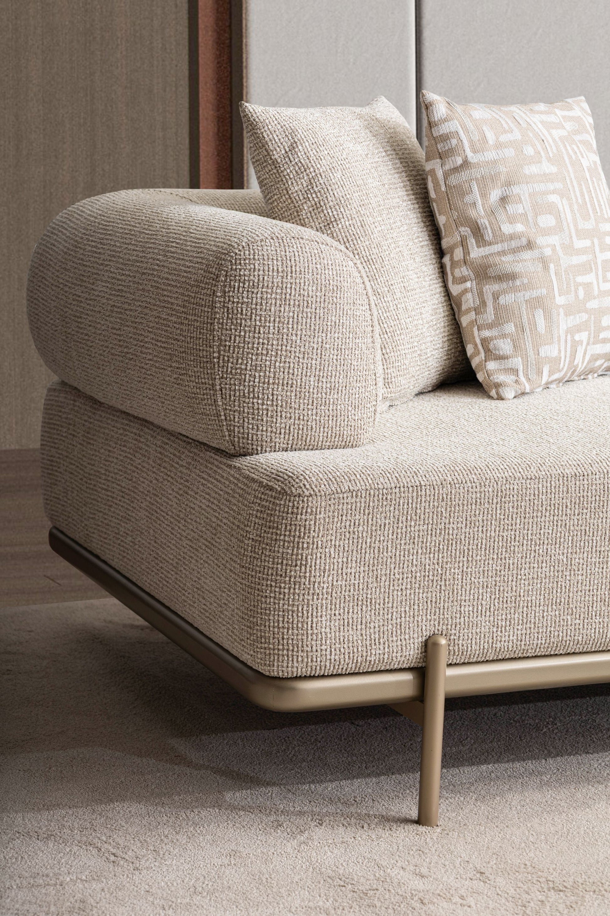 Ecksofa "Norella" mit Hocker