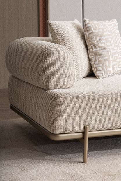 Ecksofa "Norella" mit Hocker