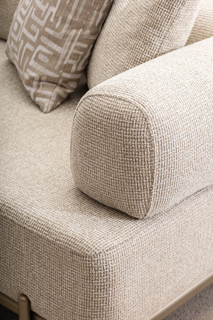 Ecksofa "Norella" mit Hocker
