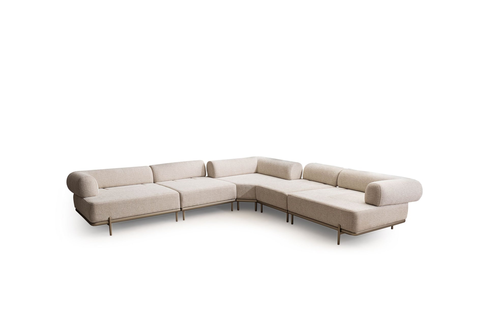 Ecksofa "Norella" mit Hocker