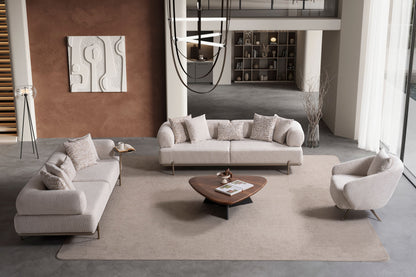Sitzgruppe/Sofa Set - Wohnzimmergarnitur "Olvina" 3+3+1