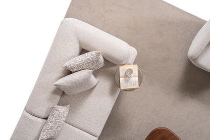 Sitzgruppe/Sofa Set - Wohnzimmergarnitur "Olvina" 3+3+1