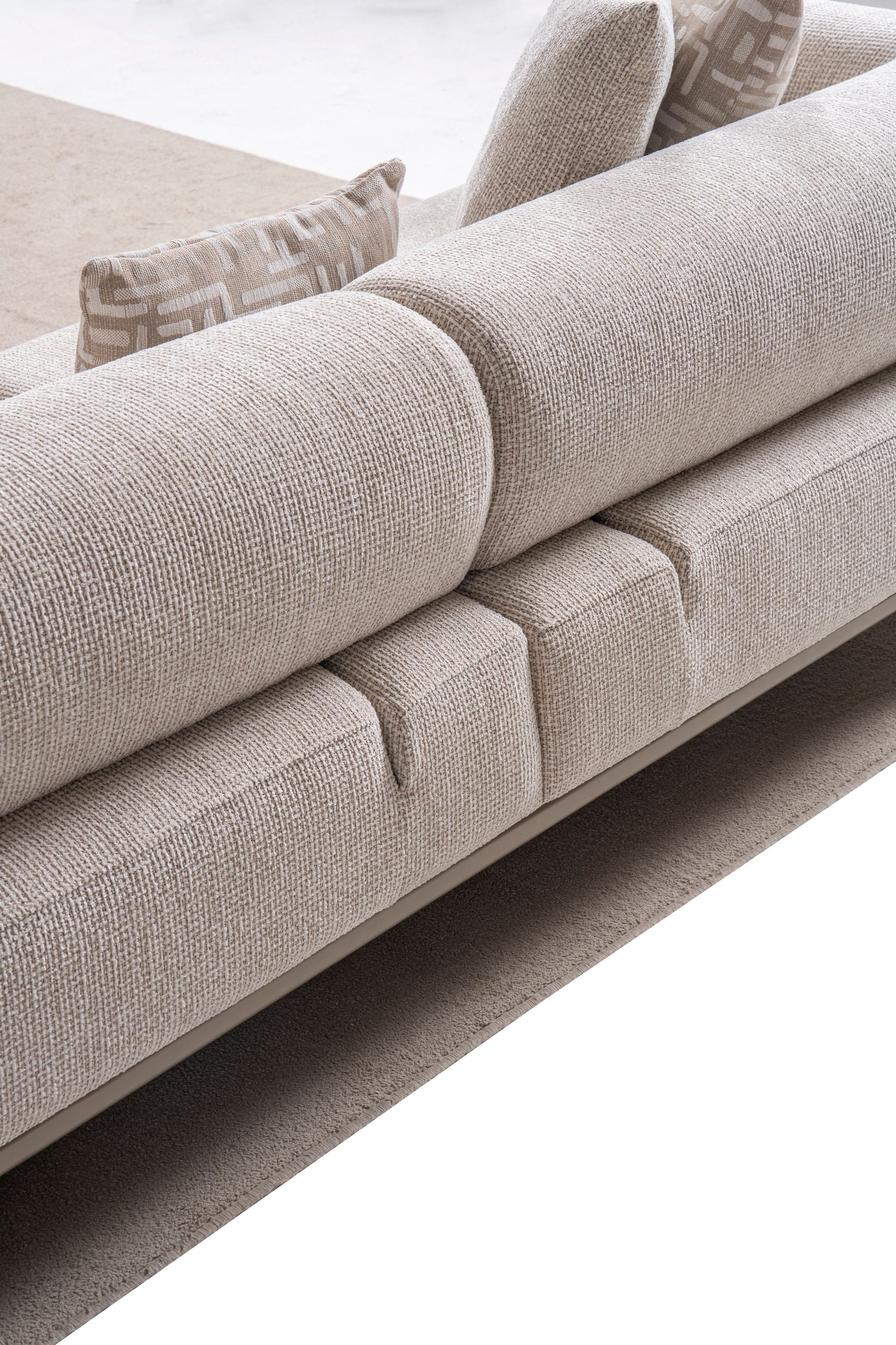 Sitzgruppe/Sofa Set - Wohnzimmergarnitur "Olvina" 3+3+1
